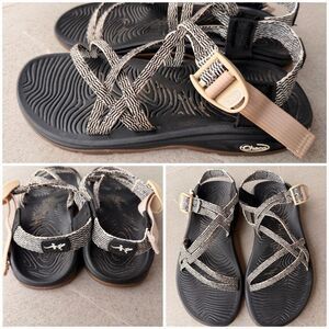 Chaco ZX/2 Classic Special Edition Women's Size 8 Black /White Sandals